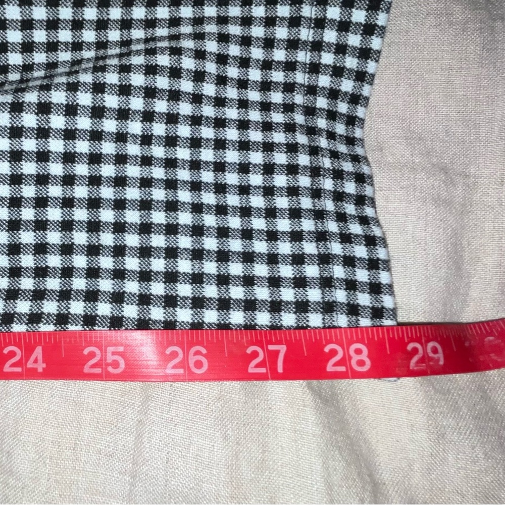 Betabrand Black and White Houndstooth Pants, Bootcut - Picture 6 of 6